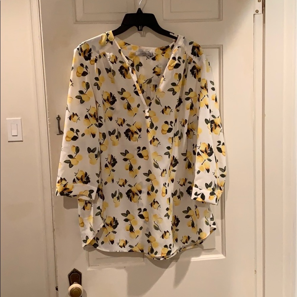 Dalia lemon blouse